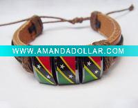 Wholesale fashion leather bracelet