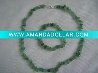 natural stone chip necklace