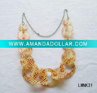 LMNK31 Fashion Handmade Wooden Necklace