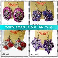 Wholesale alloy crystal earring