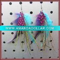 Wholesale Fashion Feather Dangle Earrings