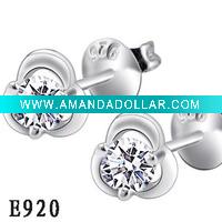 Wholesale Hot Fashion 952 Sterling Silver Earring 925 sterling silver stud OEM E920