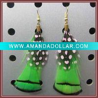 Wholesale Fashion Feather Hook Earrings