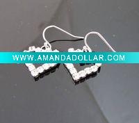 Wholesale fashion jewellery,alloy earring,crystal earring,rhinestone earring