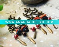 Tibetan style national earrings