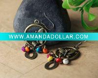 Tibetan style butterfly national earrings