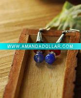 Wholesale Tibetan style pointed hat national earrings