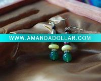 Wholesale Tibetan style pointed hat national earrings