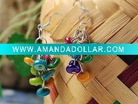 Wholesale Shell tassel style national earrings