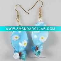 Wholesale fashion murano glass earring