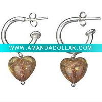 Wholesale fashion murano glass earring