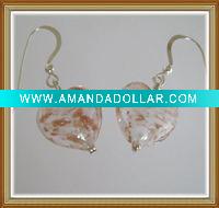 new murano glass earring