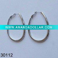 Wholesale 2011 oval fashion hoop earring