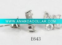 Wholesale zircon earring