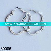 Wholesale 2011 new design flower design hoop earring