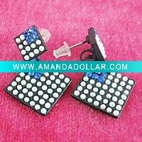 Wholesale rhinestone pearl fashion earring