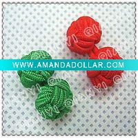 Wholesale Fabric elastic silk knot cufflink