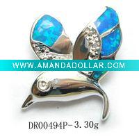 Wholesale Popular & Hot sale opal jewelry DR00119P Accept Paypal