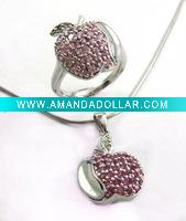 Wholesale fashion silver jewelry sets