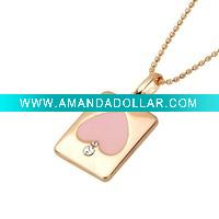 Wholesale Fashionable cute enamel card&heart charms