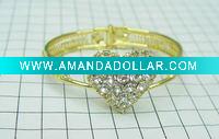 Wholesale fashion gold plated CZ bracelet