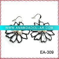 flower pear earring