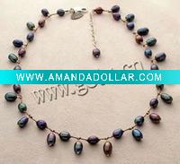 freshwater pearl jewelry necklace