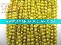 Yellow wholesale freshwater pearls
