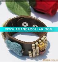 Fashion leather bracelet