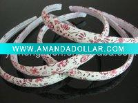 Wholesale 0.5" Tiny Flower Pattern Fabric Headbands