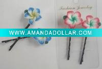 Wholesale new design polymer clay hair clips
