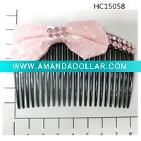 Wholesale popular bow hair comb