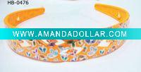 wide plastic headband