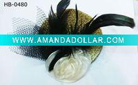 Wholesale delicatr feather hair ornament