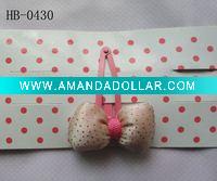 pink bowknot hair pin