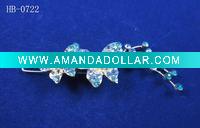 crystal hair clip