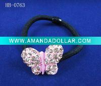 Wholesale butterfly rhinestone hair jewelry