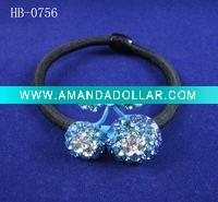 cherry rhinestone hair jewelry