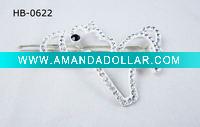 Wholesale animal crystal hair clip