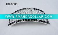 Wholesale ladies' crystal hair clip