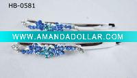 Wholesale flower rhinestone hair clip