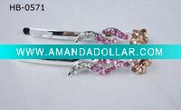 Wholesale fashion rhinestone hair clip