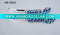 crystal rhinestone hair clip