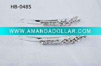 pink crystal hair clip jewelry