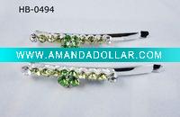 crystal hair clip jewelry