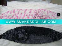 Wholesale knit headband flower