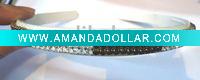 plastic head band / hair band with resin stones