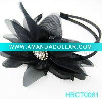 Large flower bead Head bandHBCT0061