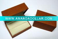 Wholesale Square corner plastic double ring box
