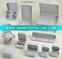 Wholesale cut corner plastic jewelry box